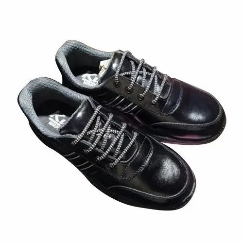 Leather High Ankle Safety Shoes